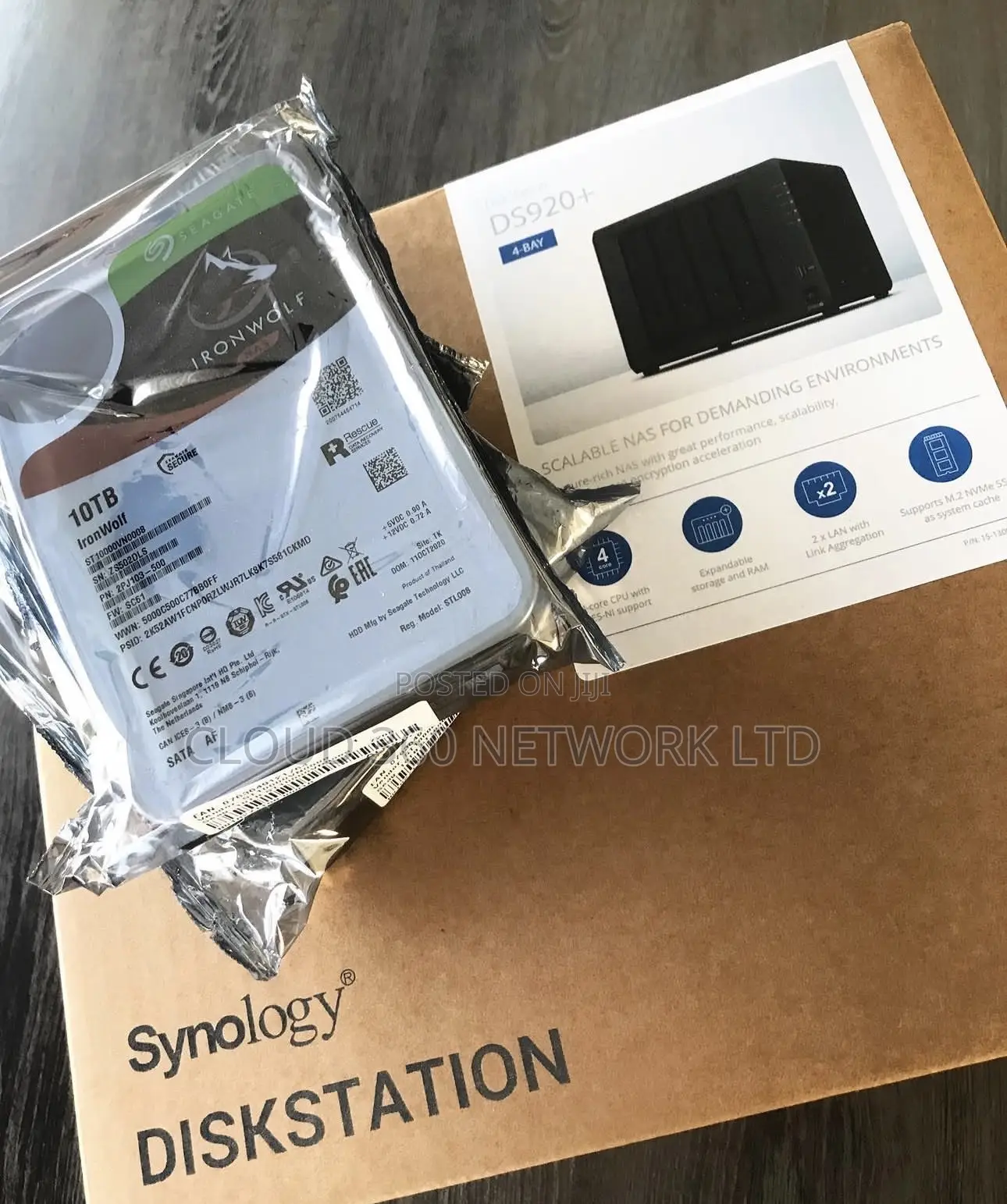 Synology Ds 920+ 4 Bay Nas Diskstation