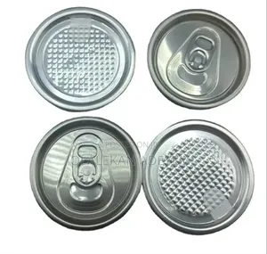 Transparent Can Bottle With Lid Cover.