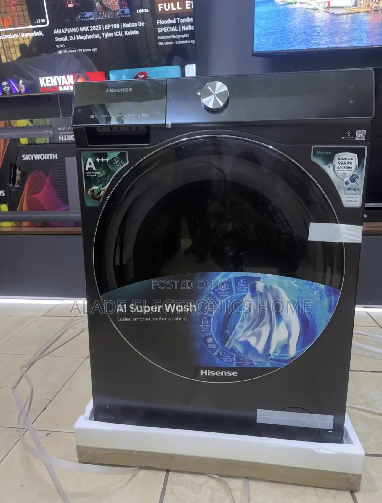 Hisense Front Load 12kg Washer/8kg Dryer Washing Machine
