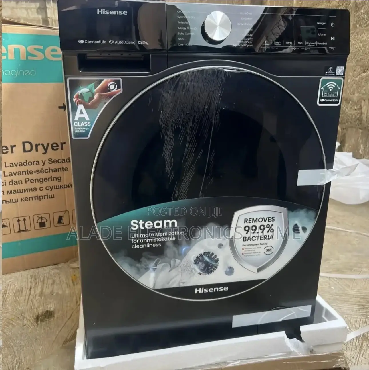 Hisense Front Load 12kg Washer/8kg Dryer Washing Machine