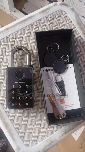 Smart Fingerprint Password Padlock Card