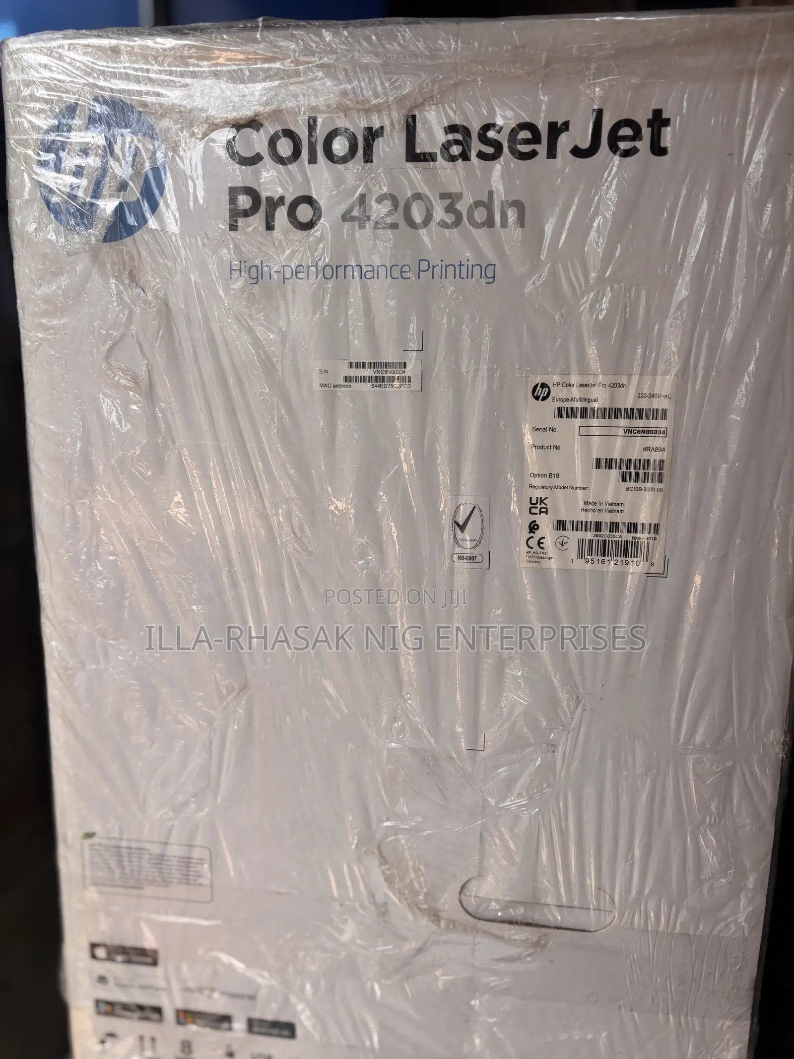 Hp Color Laser Jet Pro 4203dn Printer
