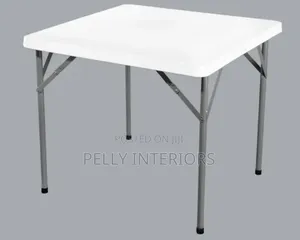 Outdoor Folding Plastic Table With 4 Chairs
