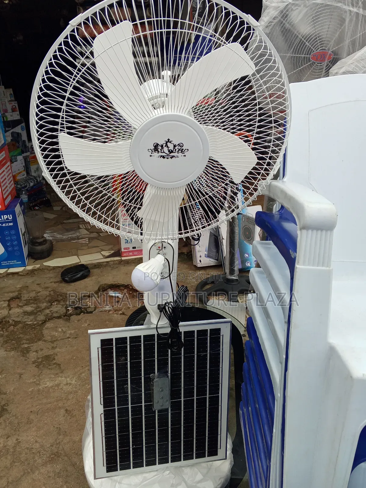 Remote Control Solar Fan 16inch