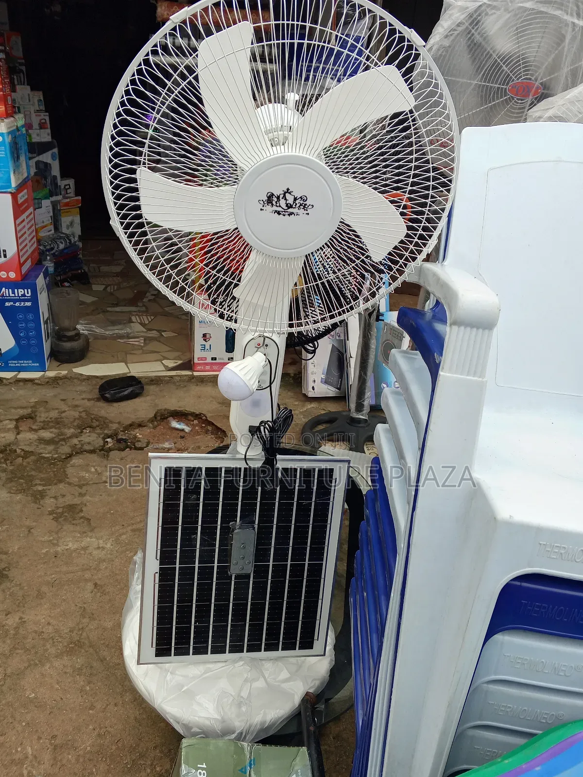 Remote Control Solar Fan 16inch