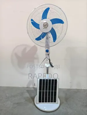 Bm 16 Inches Solar Rechargeable Fan