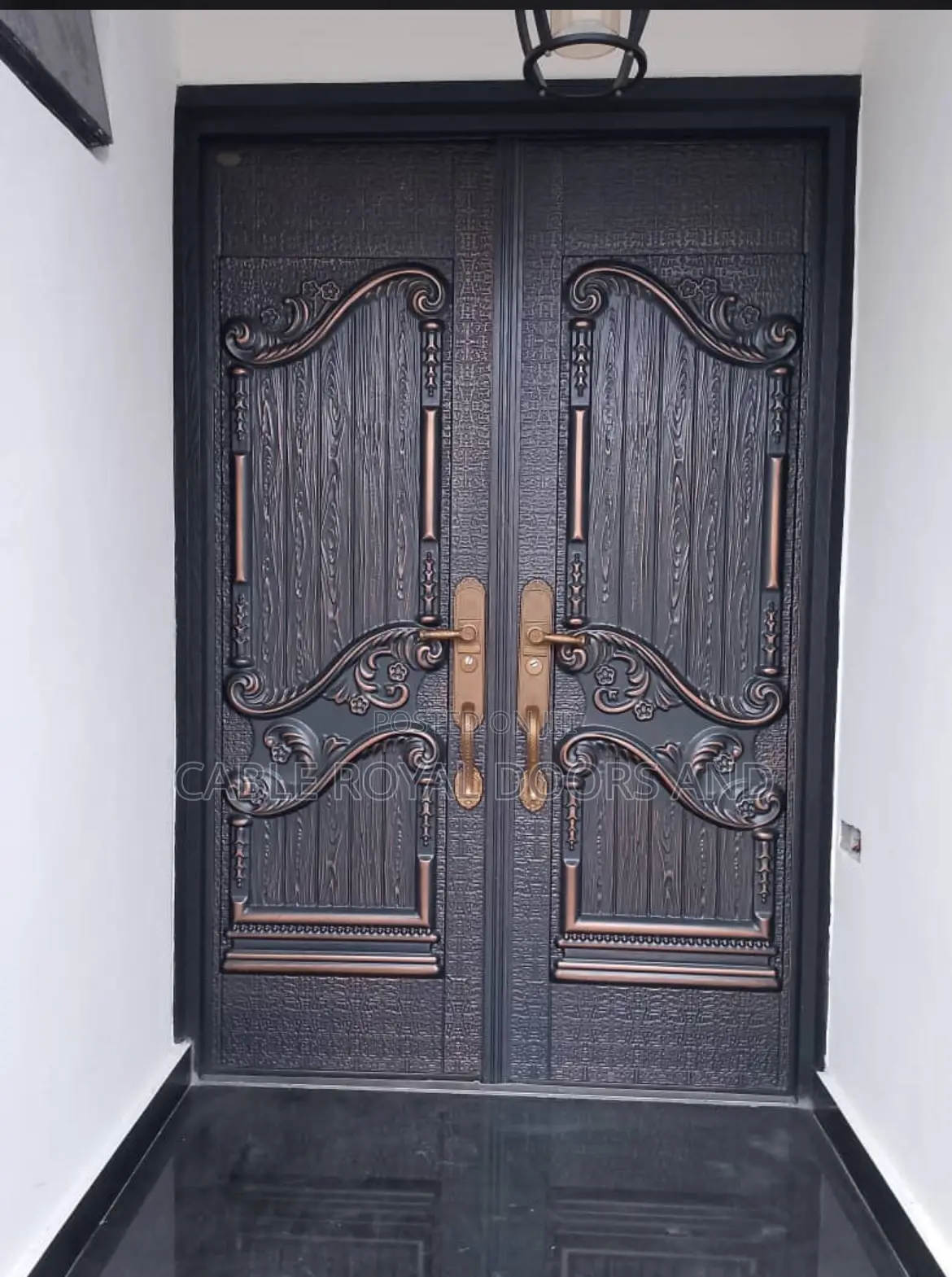 5ft Extra Height Copper Cast Security Door
