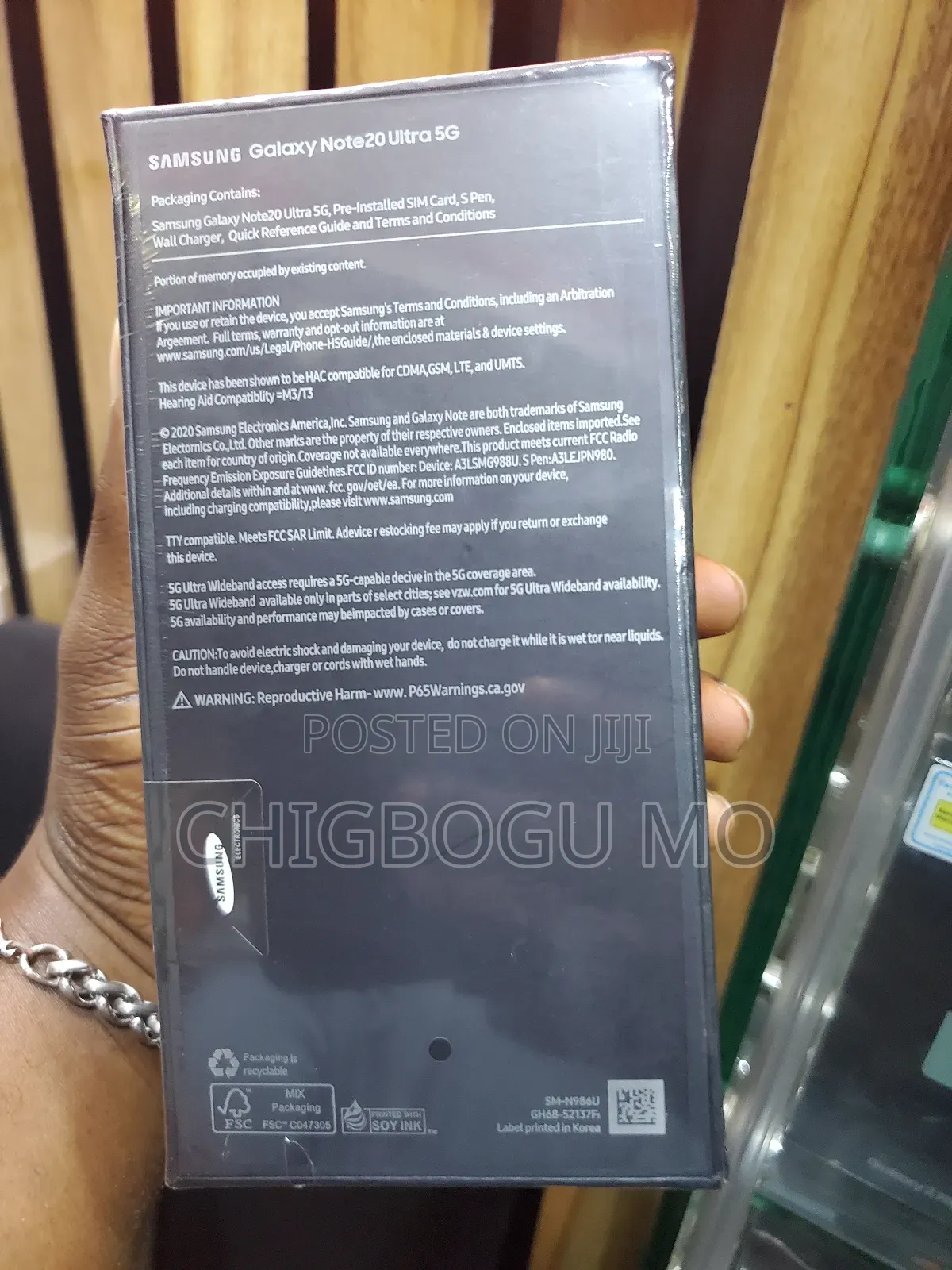 New Samsung Galaxy Note 20 Ultra 5G 128 GB