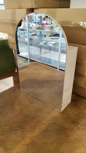 Brand New Granite Shelf Bathroom Mirror