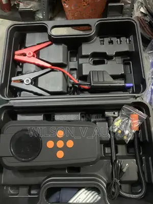 2 in 1 Portable Digital Jump Starter Tire Pump Air Compressor