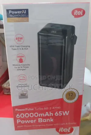 Itel Power Bank 60000mah