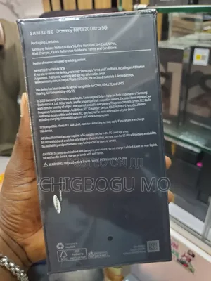 New Samsung Galaxy Note 20 Ultra 5G 256 GB Black
