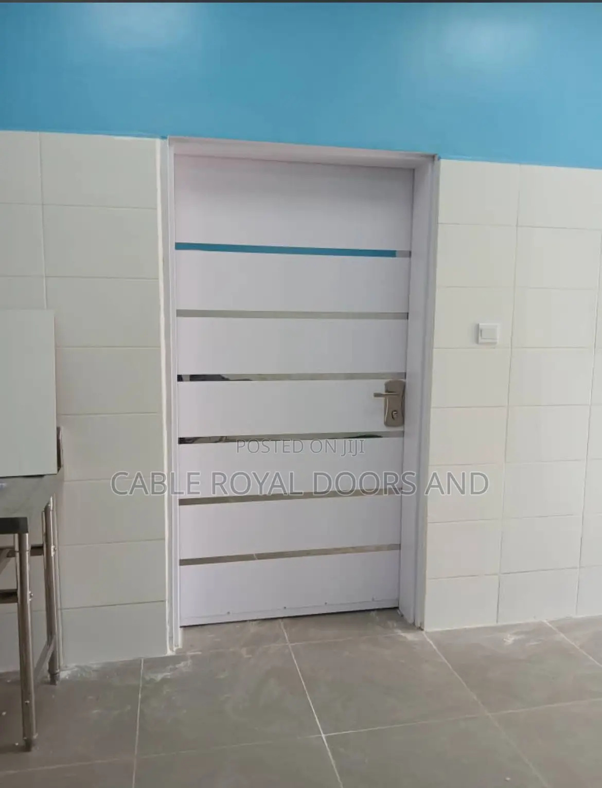 3ft White Isrealie Security Door