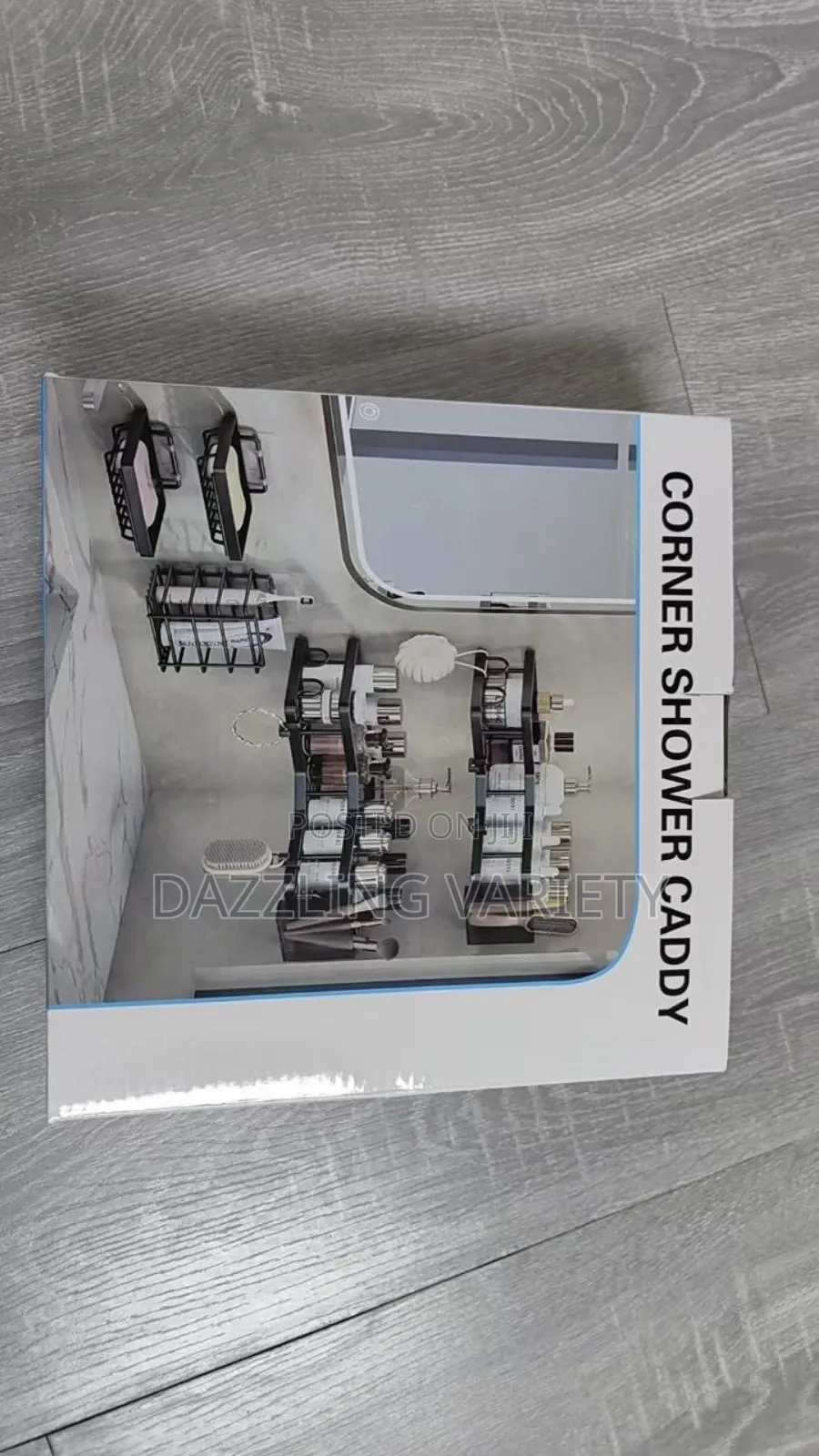 7 in 1 Corner Bathroom Shower Caddy Set - Space Saving Rack