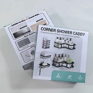 7 in 1 Corner Bathroom Shower Caddy Set - Space Saving Rack