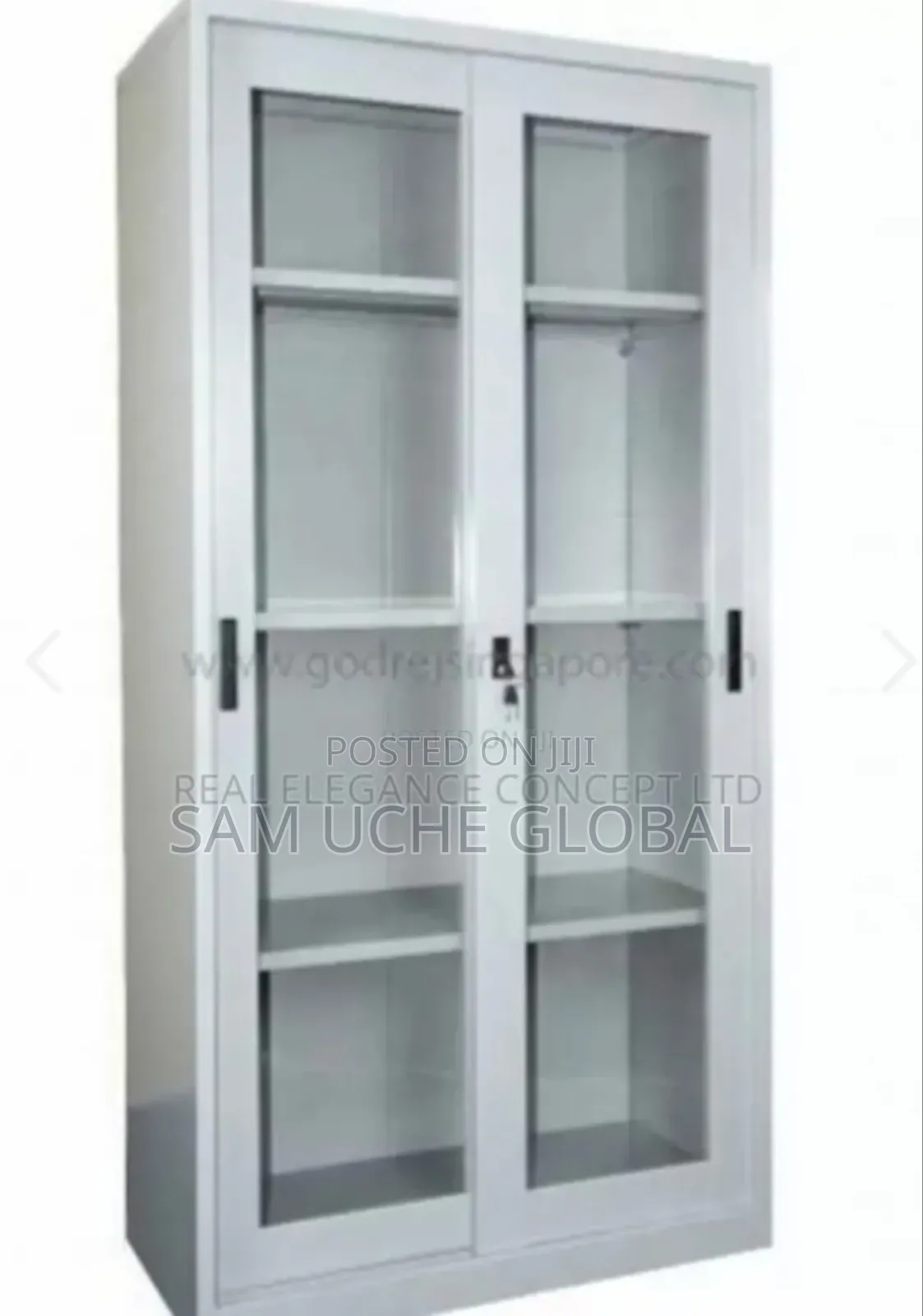 Office Glass Cupboard Metal