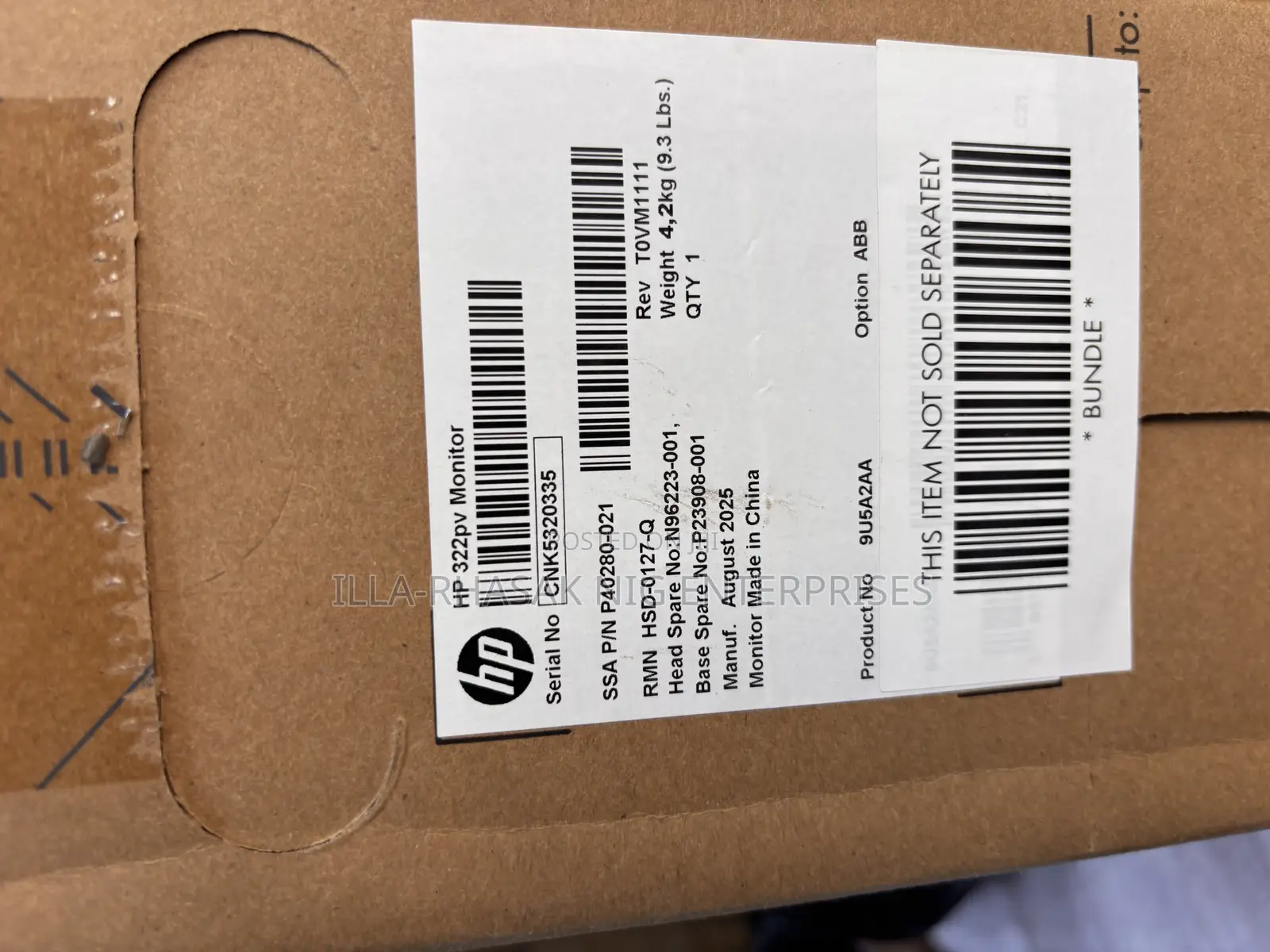 Hp 322pv Monitor