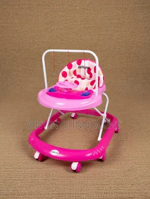 Amazing Grace Musical Baby Walker With Toy Bar - Pink