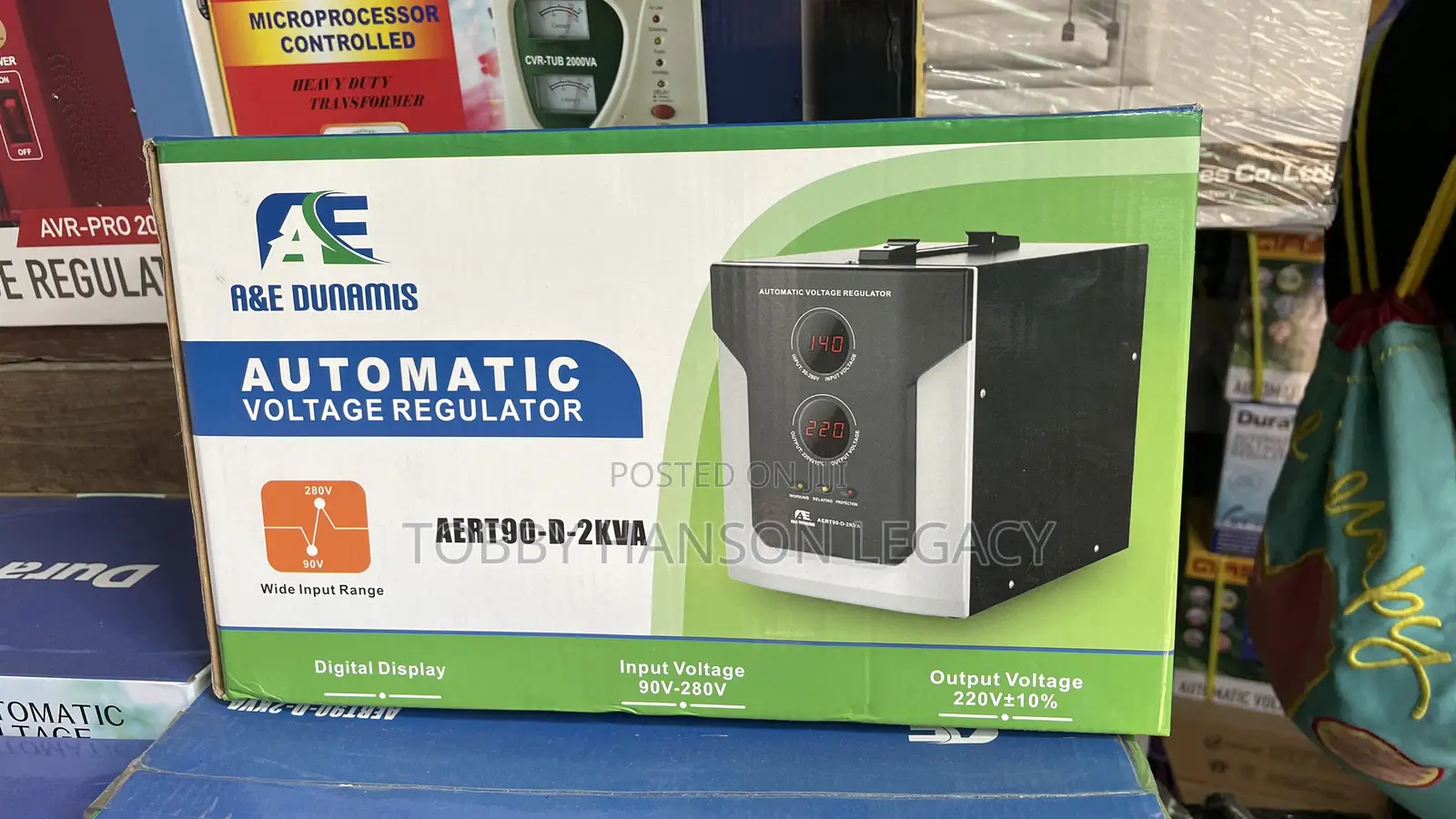 A E Dunamis 2000va Automatic Voltage Regulator Aert90-D-2kva