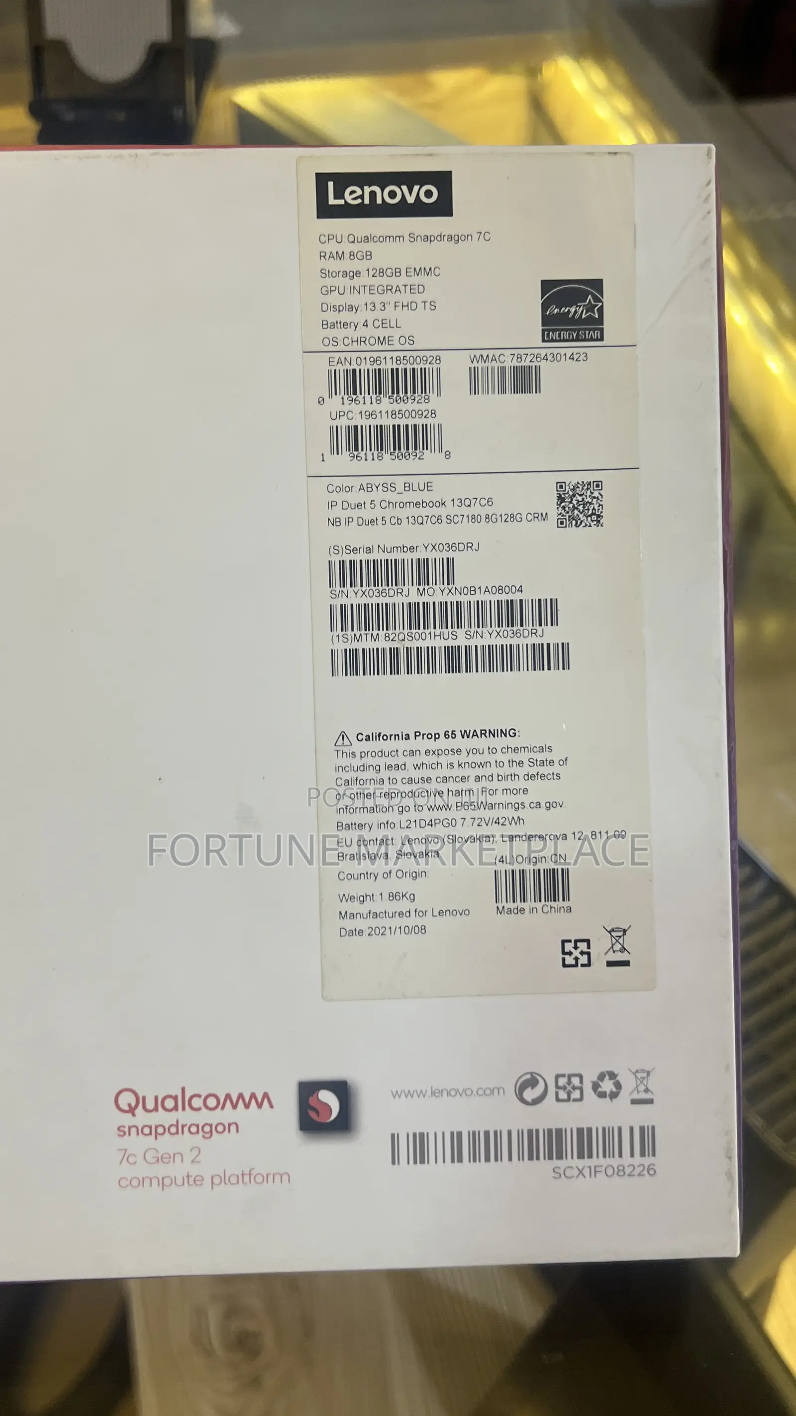 Lenovo ideapad 128 GB Gray