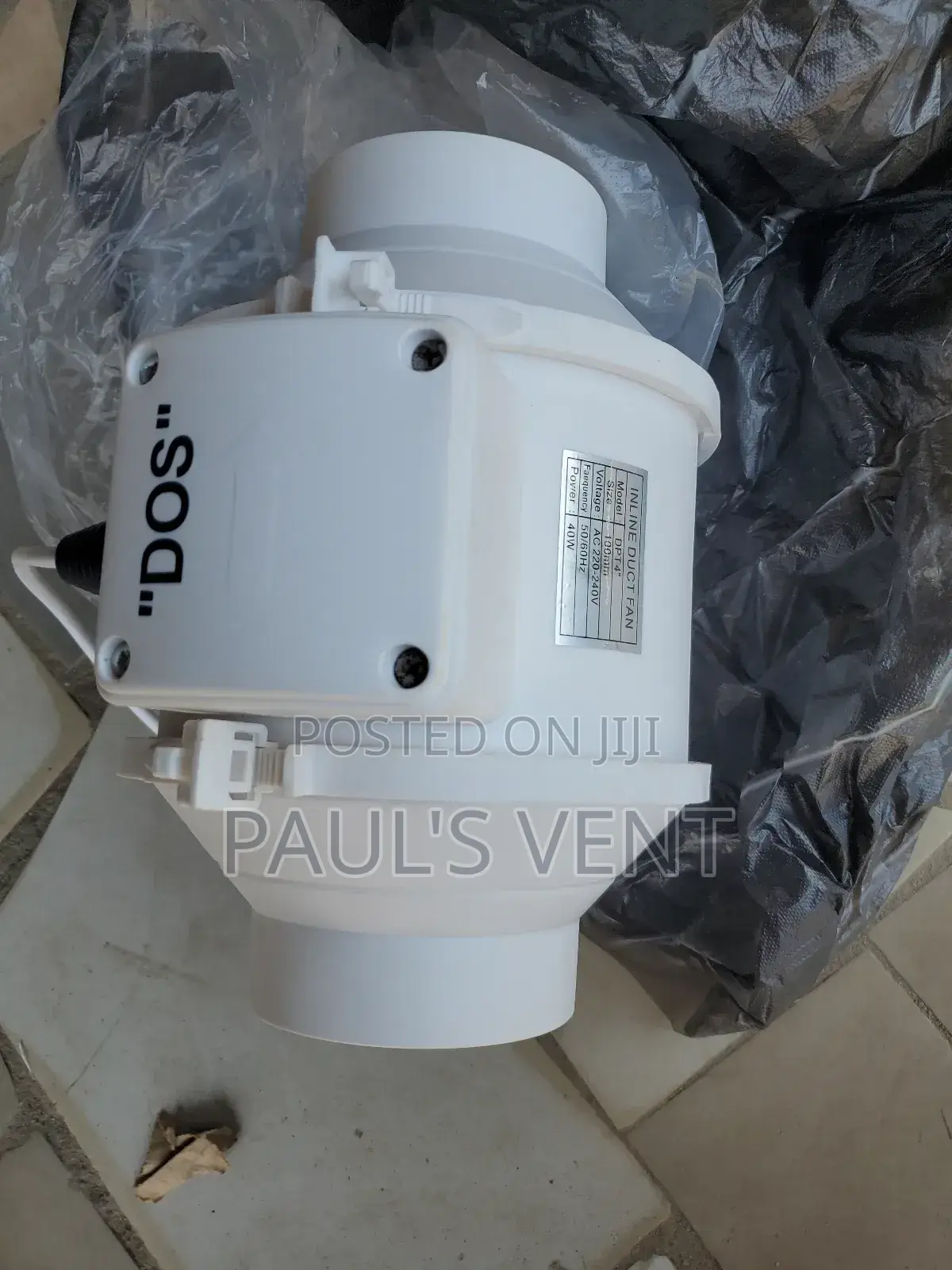 Inline Fan 4"