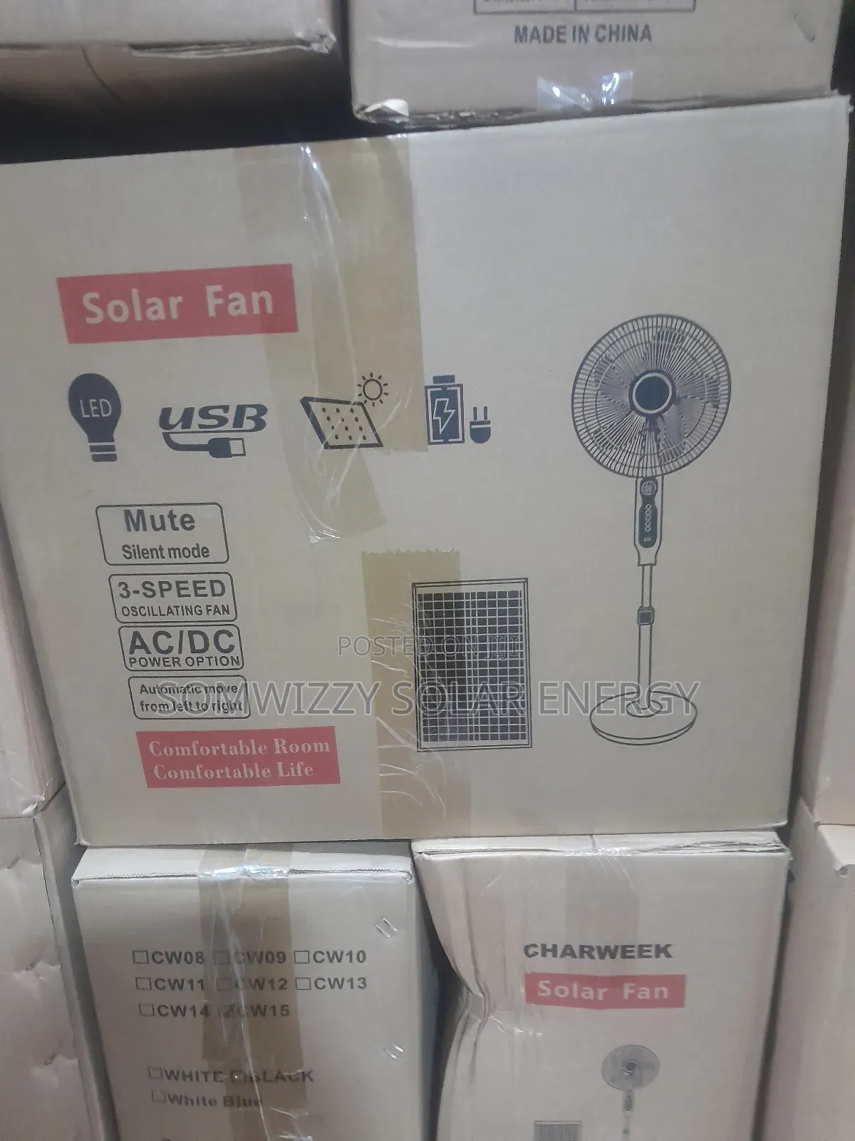High Quality Solar Fan. 16 Inches