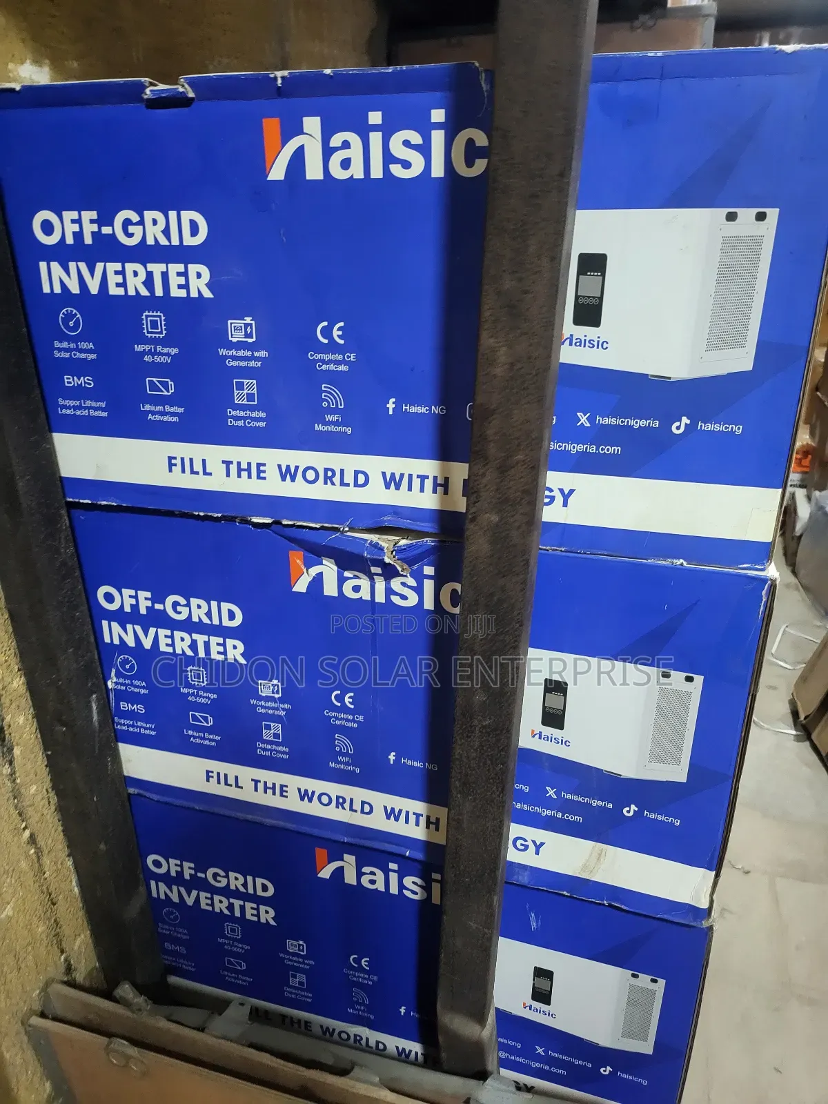 8kwh 24volts 4.2kva Hasic All in One