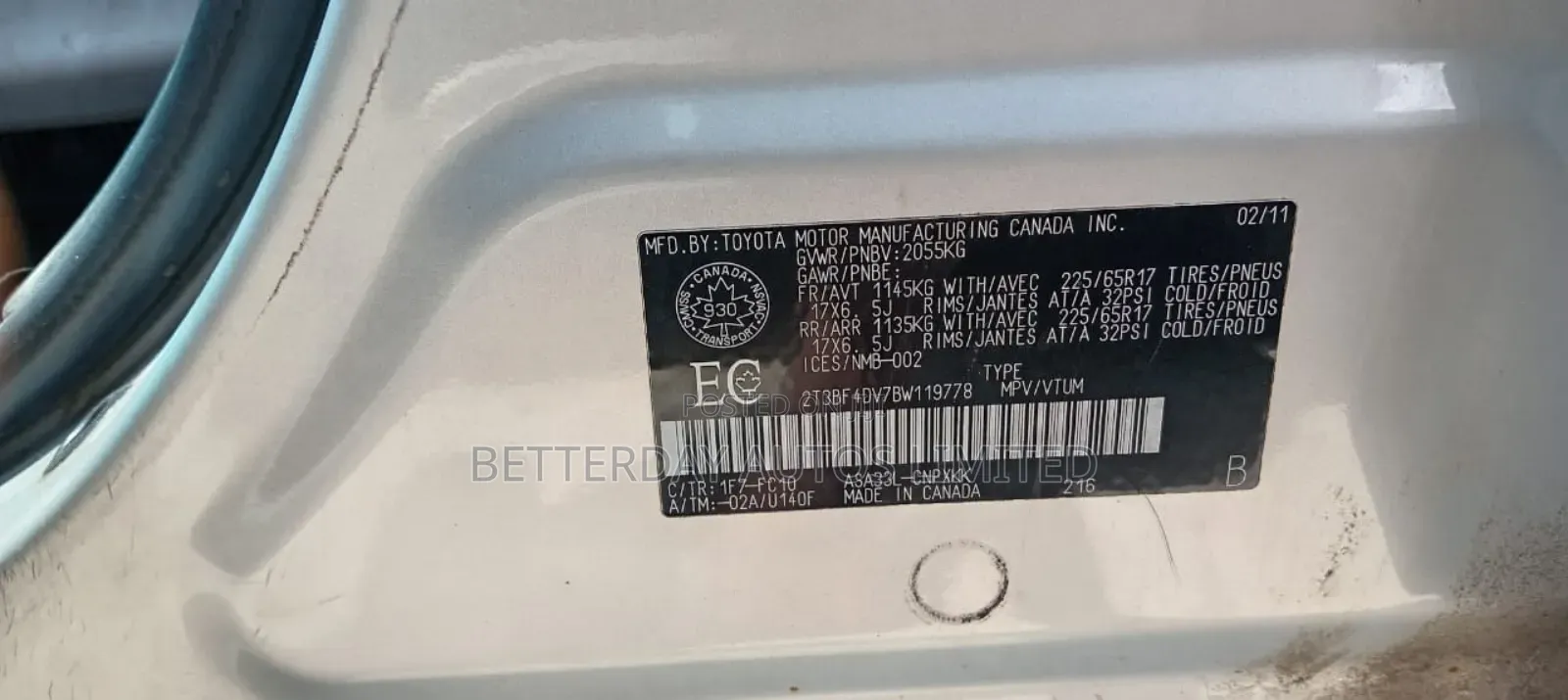 Toyota RAV4 2011 Silver