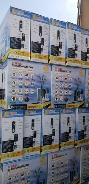 16inch Solar Rechargeable Fan