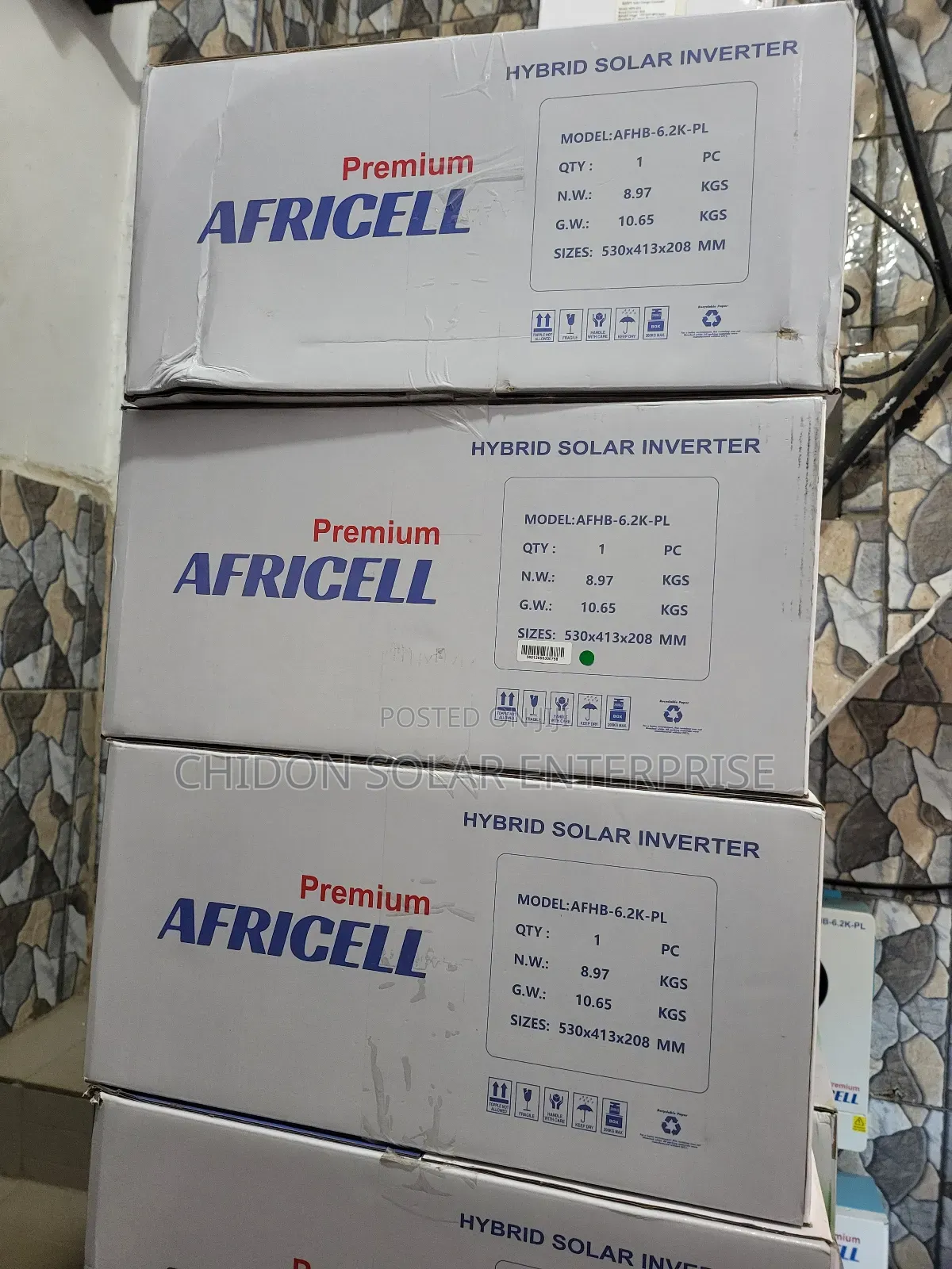 6.2kva 48v Africell Hybrid Inverter