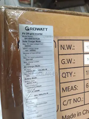Growatt 6kva 48v Solar Hybrid Inverter