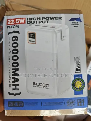Wekome 60000mah 22.5w Power Bank