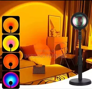16-Color RGB Sunset Lamp With Remote 《》Aesthetic Projection Light