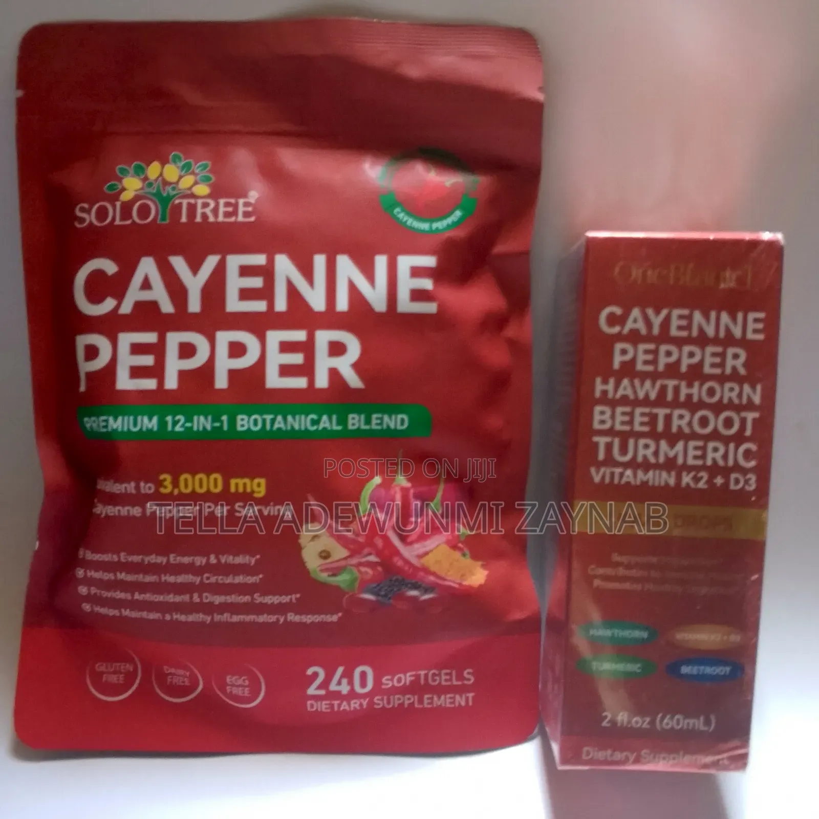 Cayenne Pepper Softgel Drops