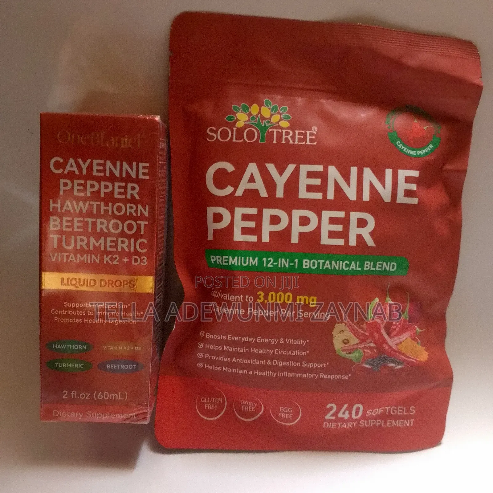 Cayenne Pepper Softgel Drops