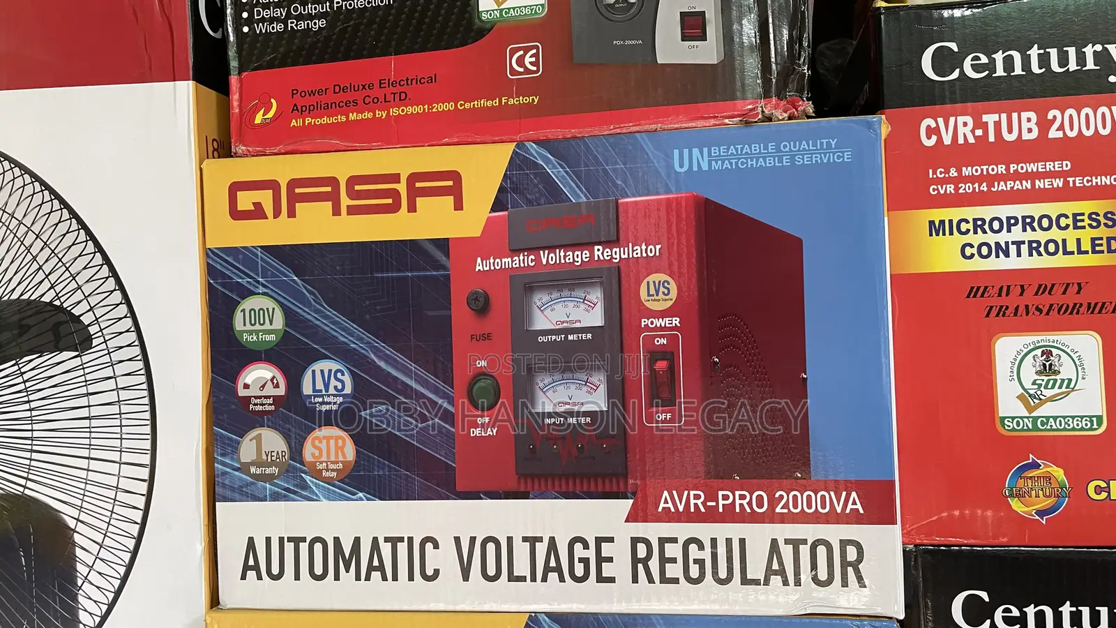 Qasa 2kva Voltage Regulator Stabilizer (Avr-pro 2000va)