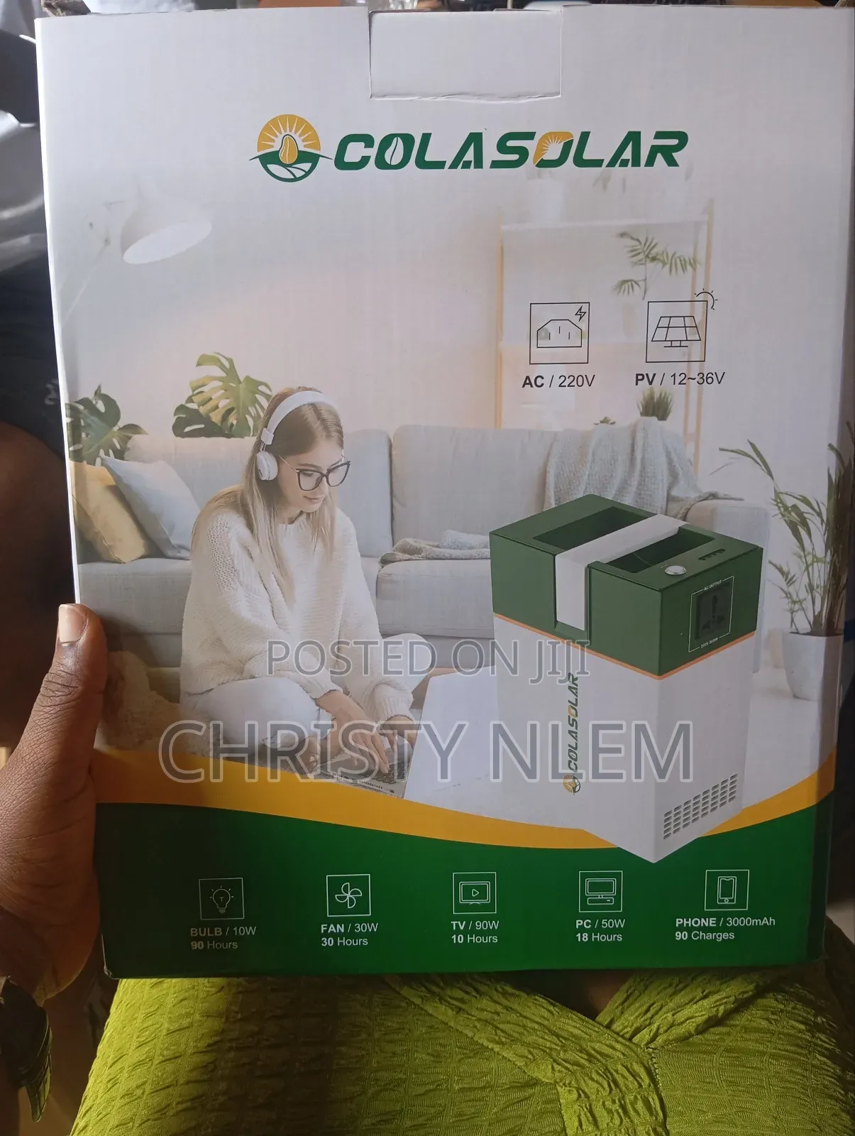 Cola Solar Generator
