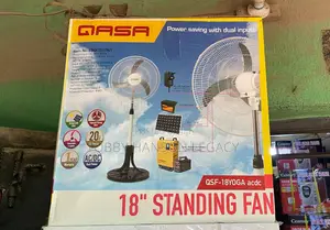Qasa 18 Inches Yoga Ac/Dc Standing Fan