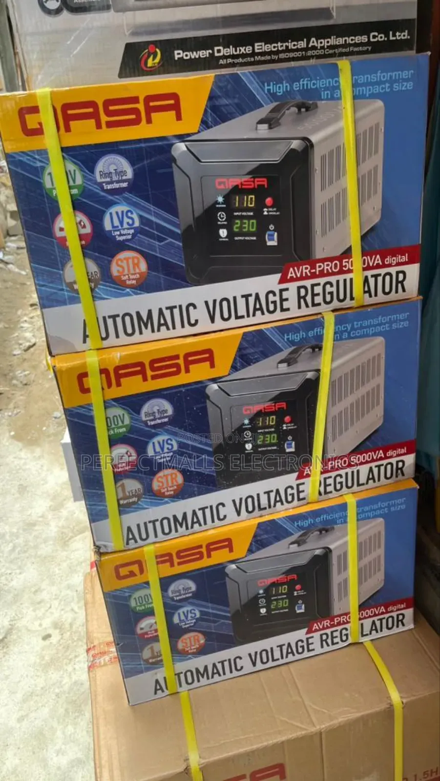 Qasa 5kva Digital Voltage Stabilizer Avr-Pro 5000va Digital for sale ...