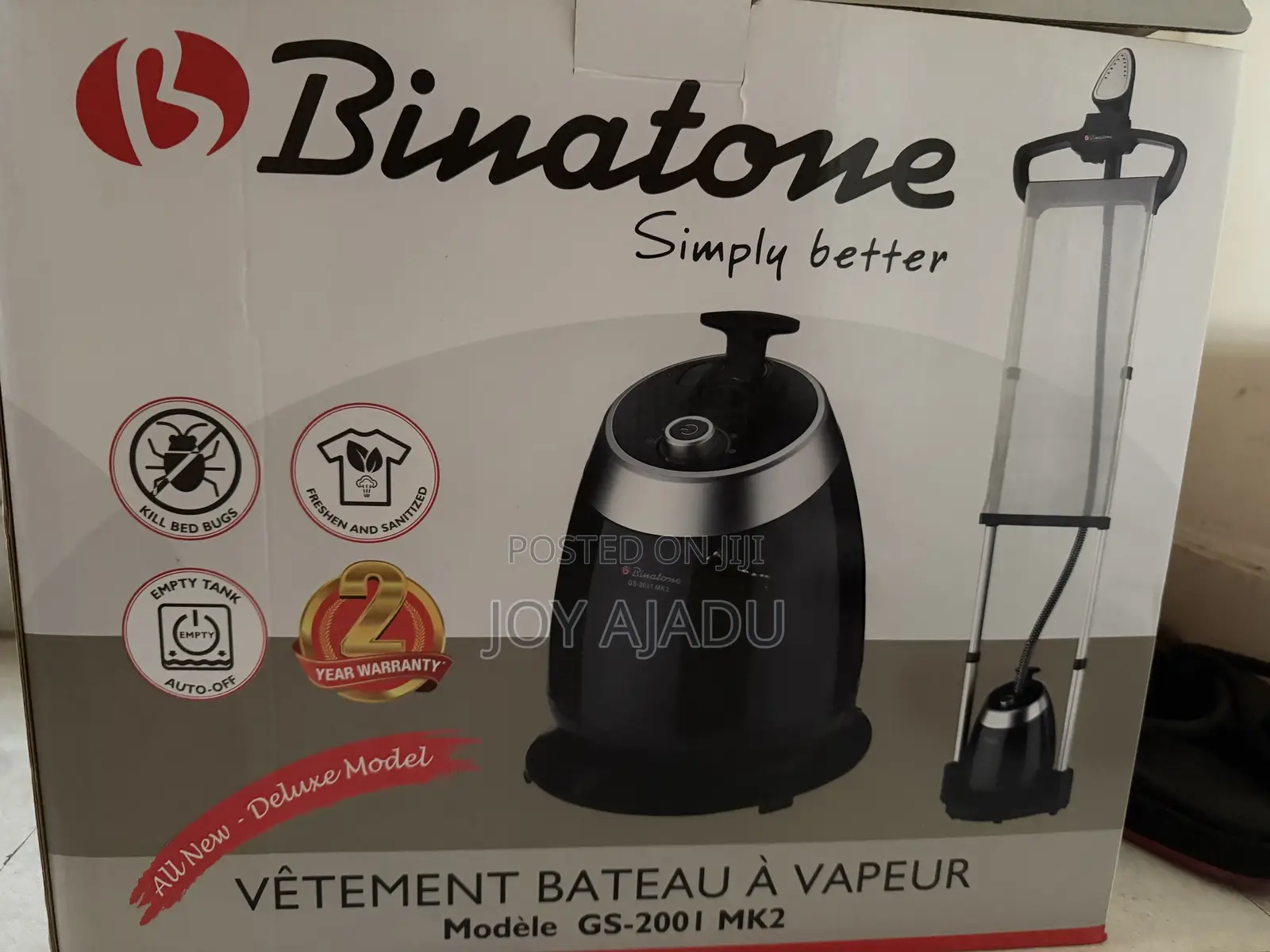 Binatone Garment Steamer Iron
