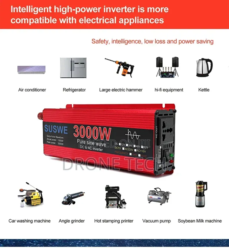 Inverter (3000w) don siyarwa - Drone Tech Farashi: ₦ 100,000 a Jiji.ng ...