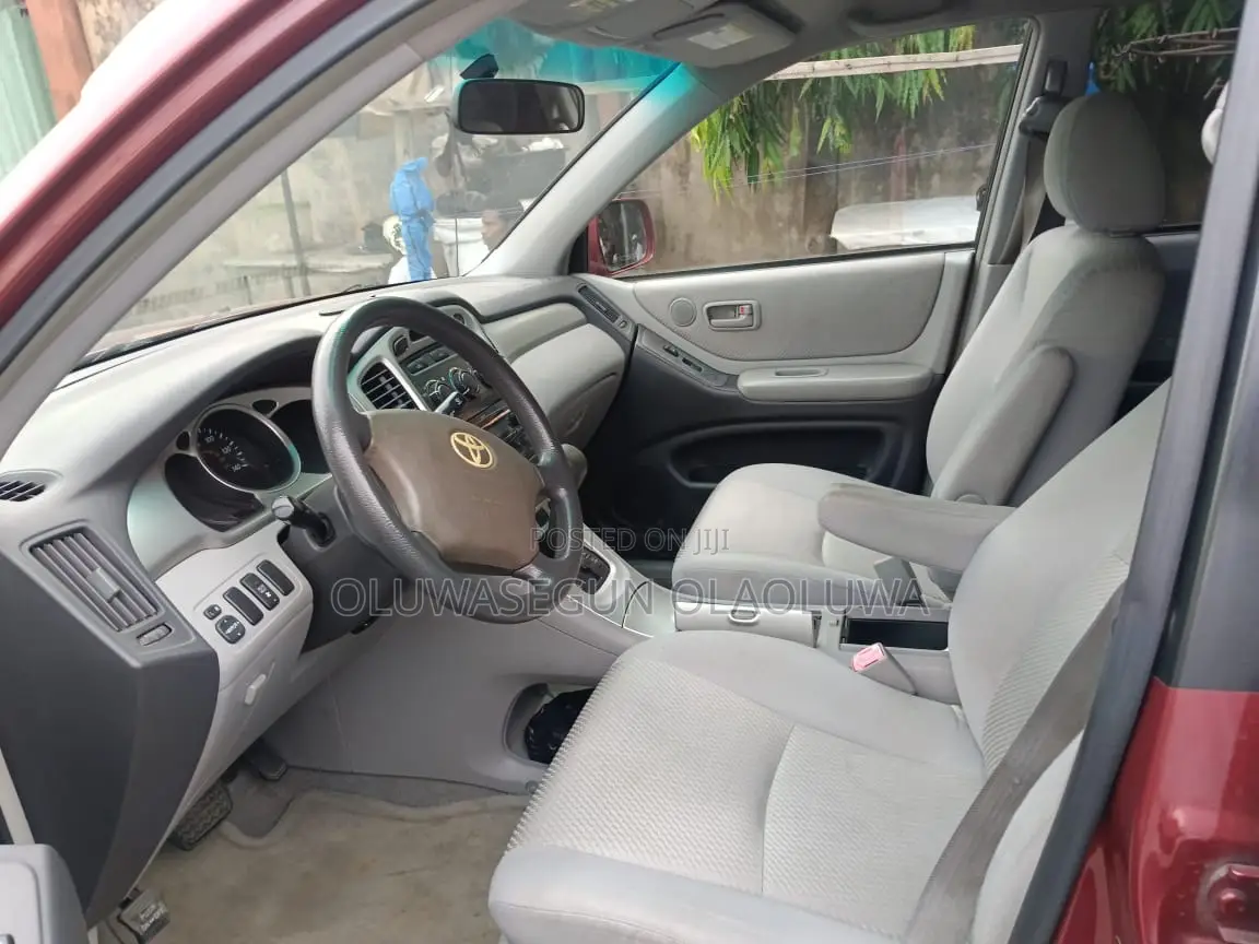 Toyota Highlander V6 2007 Red