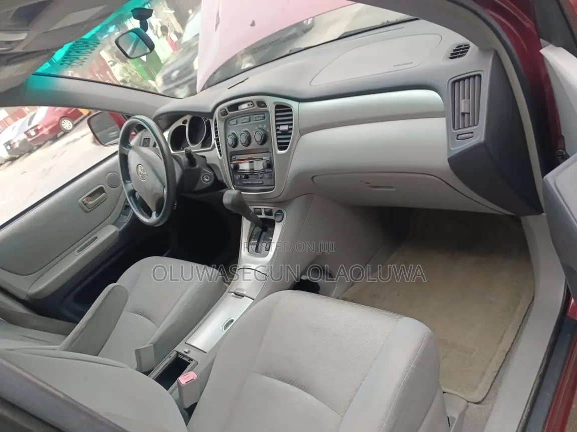 Toyota Highlander V6 2007 Red