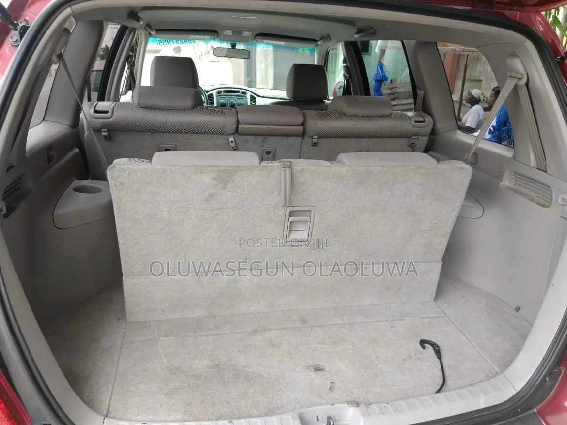 Toyota Highlander V6 2007 Red