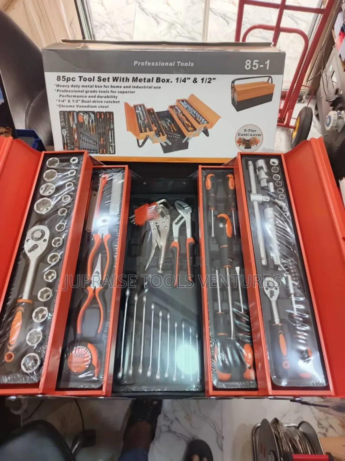 85 Pieces Mechanical Tool Set