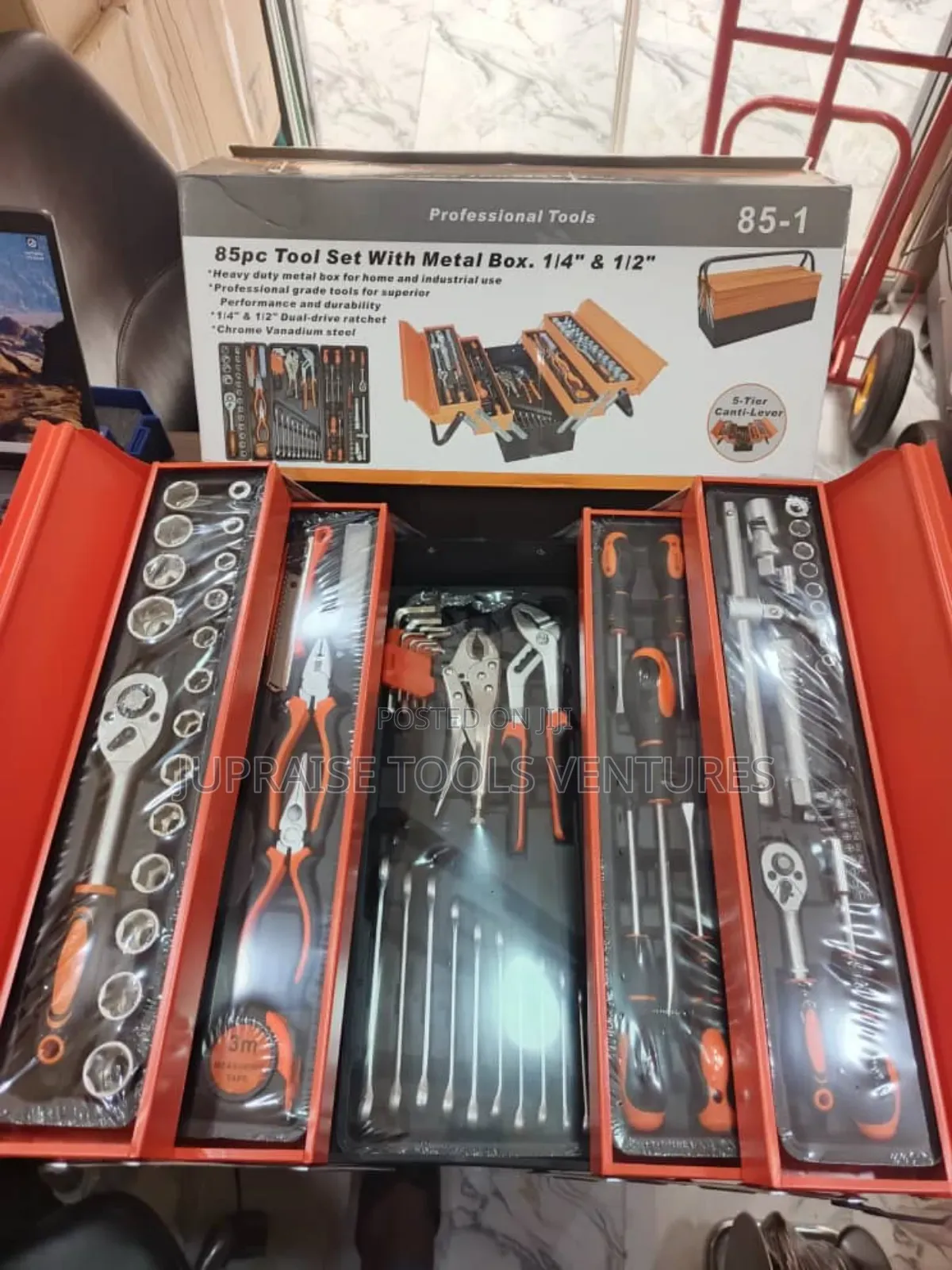 85 Pieces Mechanical Tool Set