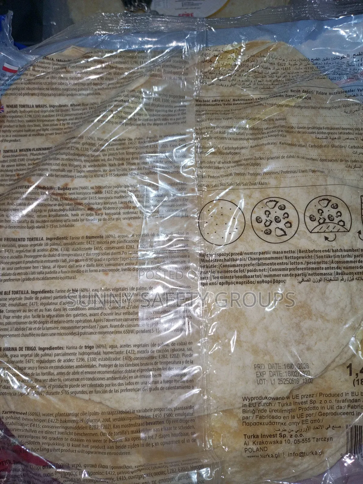 Big Size Tortillas 30cm