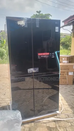 Lg Side by Side Black Refrigerator Ref 257 KGHW
703l,Black Mirror