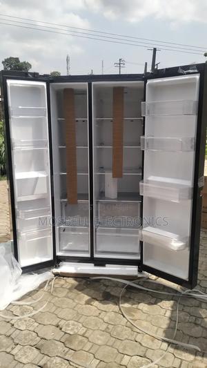 Lg Side by Side Black Refrigerator Ref 257 KGHW
703l,Black Mirror