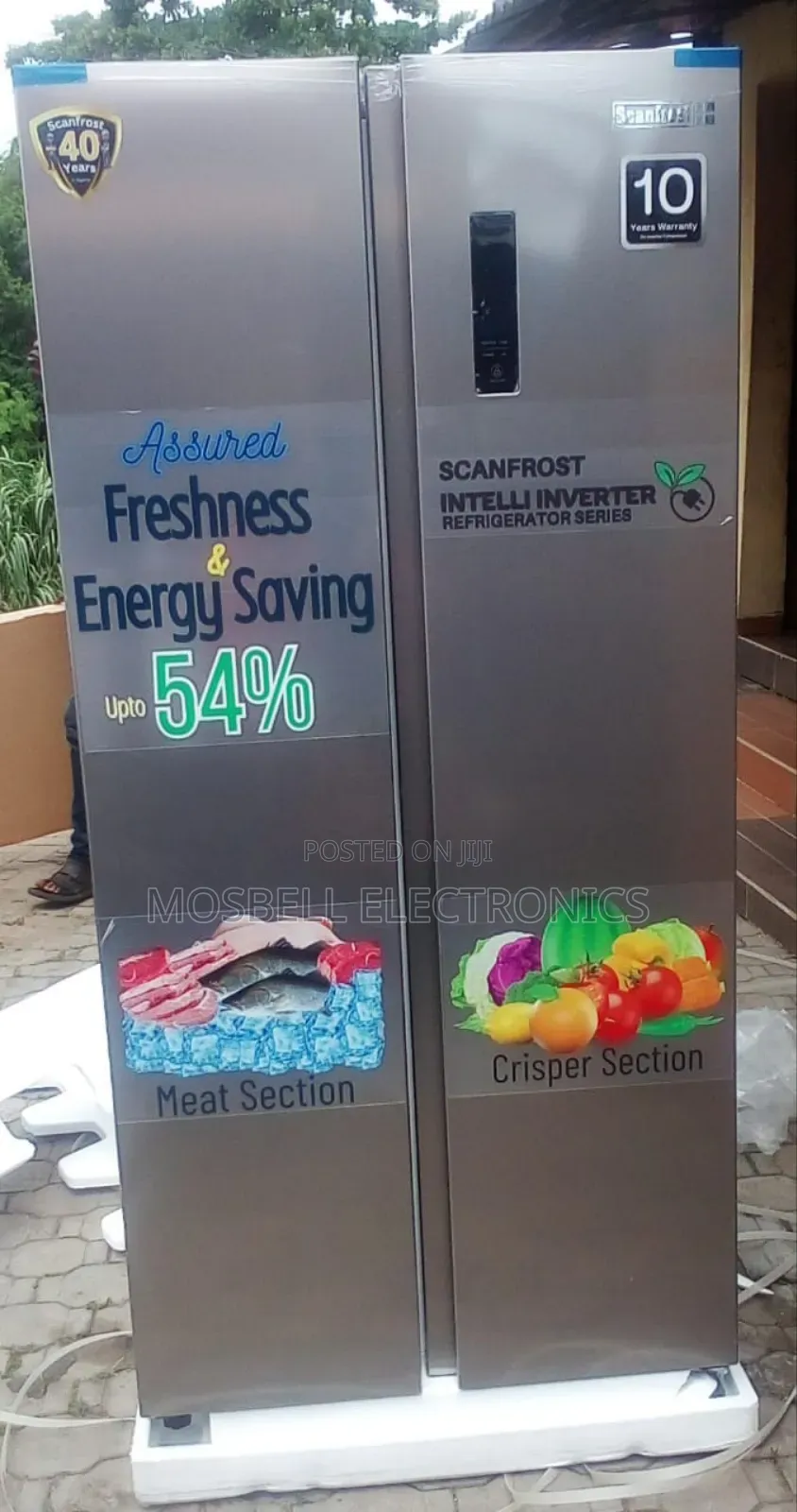 Scanfrost Side by Side Refrigerators Sfsbs450me - Intelli Inverter